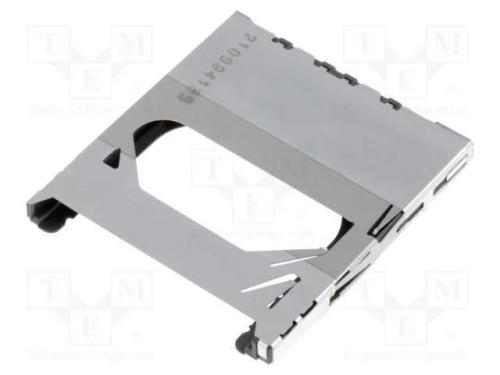 Conector: para Cartões, Mmc,Sd, Push-Push, Smt, Pin: 9