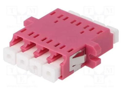 Conector: Fibra Ótica, Tomada,Conector, Quad,De Passo Múltiplo