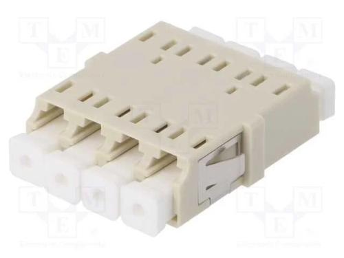 Conector: Fibra Ótica, Tomada,Conector, Quad,De Passo Múltiplo