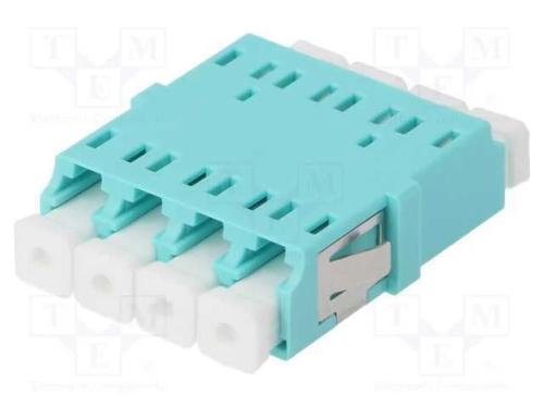 Conector: Fibra Ótica, Tomada,Conector, Quad,De Passo Múltiplo