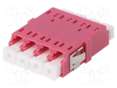 Conector: Fibra Ótica, Tomada,Conector, Quad,De Passo Múltiplo