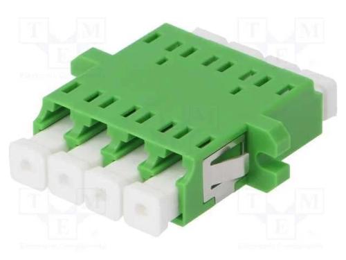 Conector: Fibra Ótica, Tomada,Conector, de Passo Único,Quad, Lca
