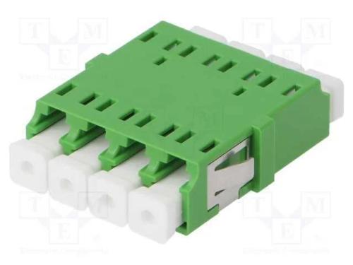 Conector: Fibra Ótica, Tomada,Conector, de Passo Único,Quad, Lca