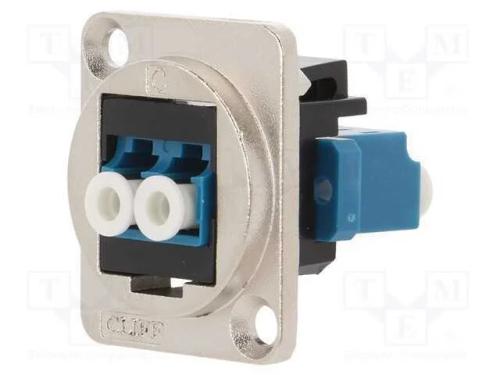 Conector: Fibra Ótica, Conector, Duplex de Passo Único, Ft