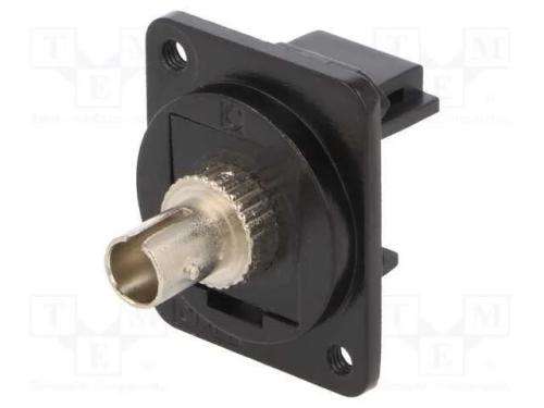 Conector: Fibra Ótica, Conector, St,Em Ambos Os Lados, Mat: Metal