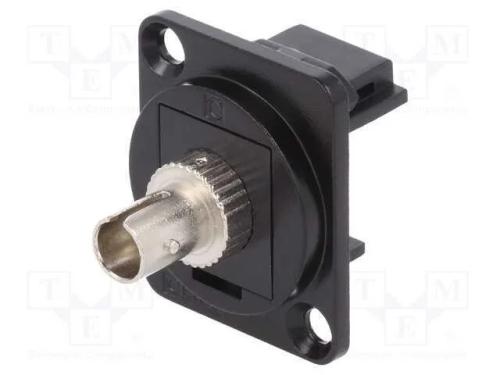 Conector: Fibra Ótica, Conector, St,Em Ambos Os Lados, Mat: Metal