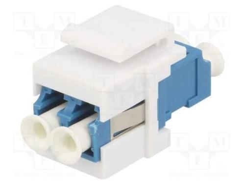 Conector: Fibra Ótica, Tomada,Conector, Lc,Em Ambos Os Lados