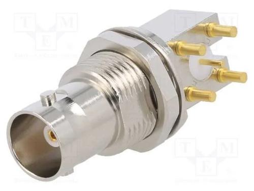 Tomada, Bnc, Fêmea, Angulares 90, 75o, Tht, Ptfe,.