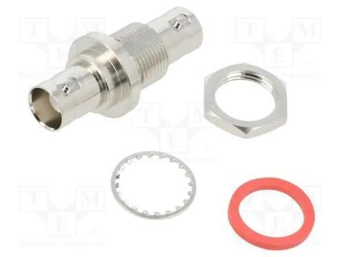 Conector, tomada BNC,em ambos os lados, simples, .