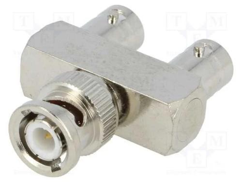 T- conector, BNC tomada x2,BNC ficha, tipo forqui.