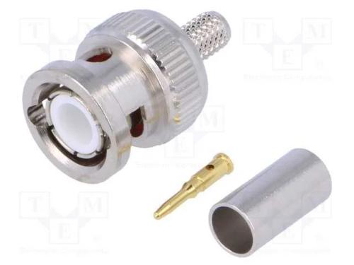 Ficha, BNC, macho, simples, 50O, B9907,RG58, max:.