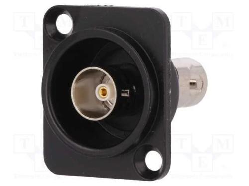 Conector, Tomada Bnc,Em Ambos Os Lados, Isoladas, 75o, Preta