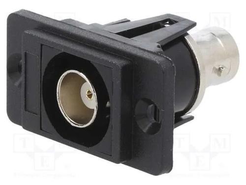 Conector, Tomada Bnc,Em Ambos Os Lados, 50o, Prateado, Dualslim