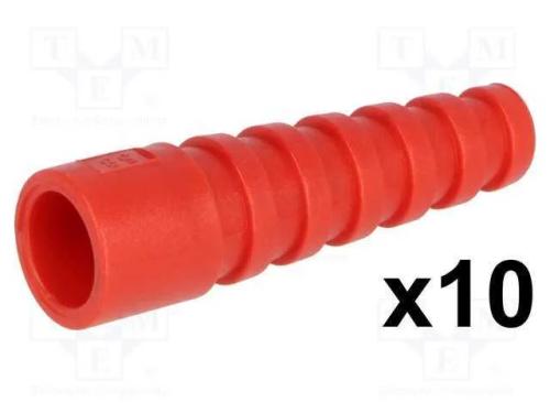 Anel protetor, RG58, vermelho, Aplicação: pinos B.