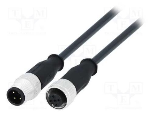 Cabo para Sensores/Automatização, Pin: 4, M12-M12, 7,5m, Pino