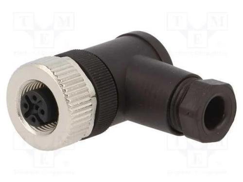 Ficha, M12, Pin: 5, Fêmea, Código A-Devicenet / Canopen, com Cabo