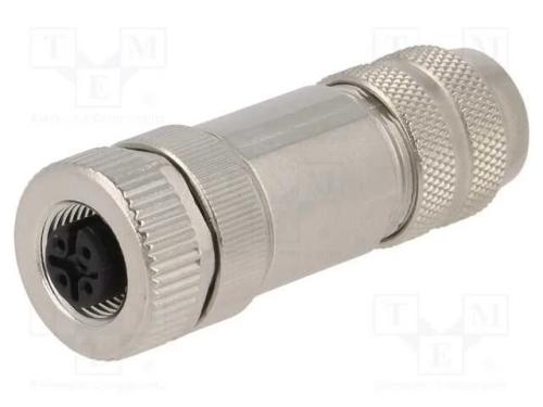 Ficha, M12, Pin: 5, Fêmea, Código A-Devicenet / Canopen, com Cabo
