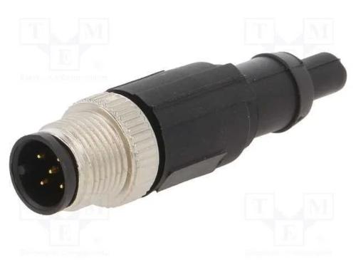 Terminador, M12, Pin: 4, Macho, Código A-Devicenet / Canopen