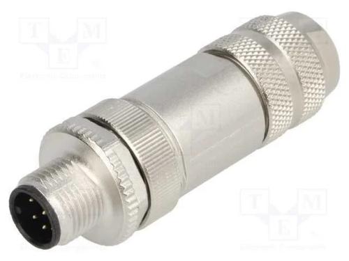 Ficha, M12, Pin: 8, Macho, Código A-Devicenet / Canopen, com Cabo