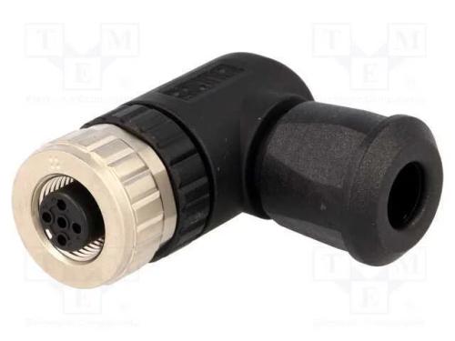 Ficha, M12, Pin: 4, Fêmea, Código A-Devicenet / Canopen, com Cabo