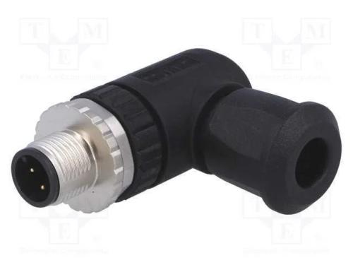 Ficha, M12, Pin: 4, Macho, Código A-Devicenet / Canopen, com Cabo