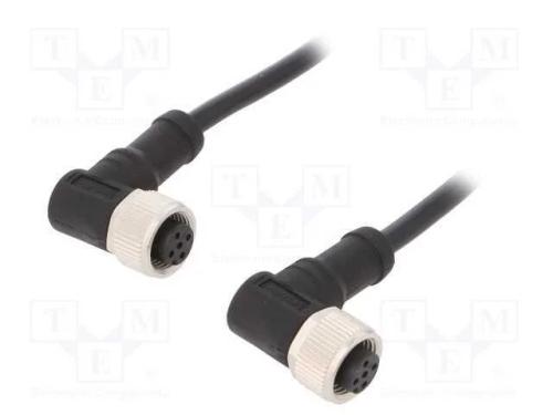 Cabo para Sensores/Automatização, Pin: 5, M12-M12, 1m, Pino, Pino