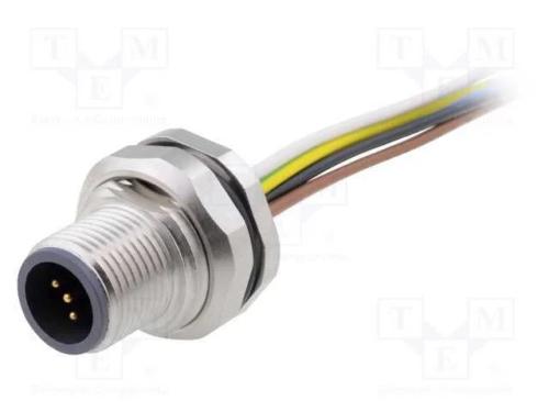 Tomada, M12, Pin: 5, Macho, Código A-Devicenet / Canopen, Fios