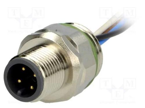 Tomada, M12, Pin: 4, Macho, Código A-Devicenet / Canopen, Fios