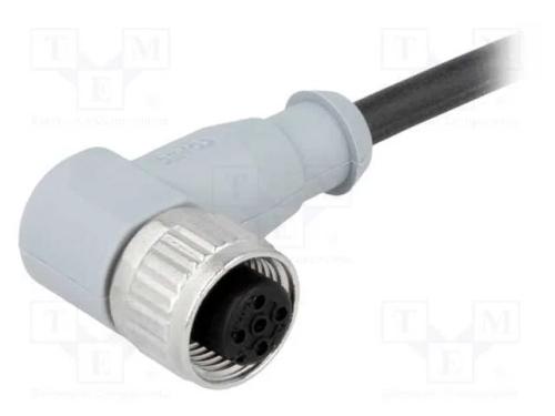 Ficha, M12, PIN: 4, fêmea, código A-DeviceNet / C.