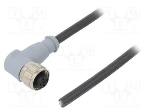 Ficha, M12, PIN: 5, fêmea, código A-DeviceNet / C.