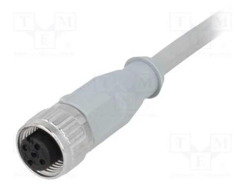 Ficha, M12, PIN: 4, fêmea, código A-DeviceNet / C.