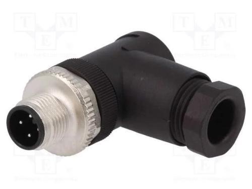 Ficha, M12, Pin: 4, Macho, Código A-Devicenet / Canopen, com Cabo