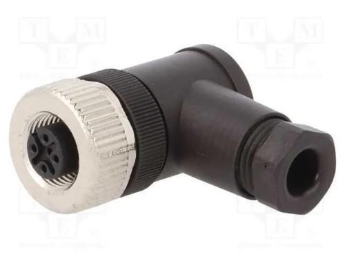 Ficha, M12, Pin: 5, Fêmea, Código A-Devicenet / Canopen, com Cabo