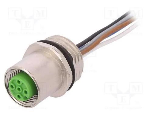 Tomada, M12, PIN: 5, fêmea, código A-DeviceNet / .