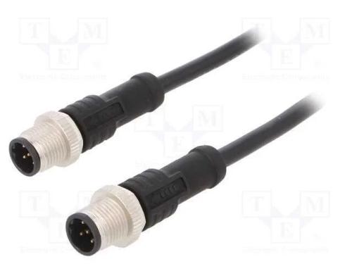 Cabo para Sensores/Automatização, Pin: 5, M12-M12, 1m, Pino, Pino