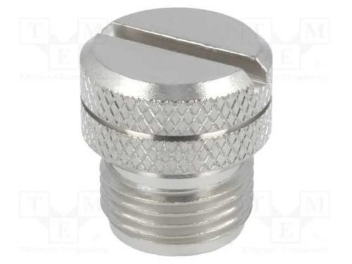 Tapa protetora, conetores fêmea M12, IP67, metal