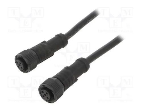 Cabo para Sensores/Automatização, Pin: 5, M12-M12, 1m, Pino, Pino