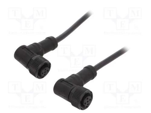 Cabo para Sensores/Automatização, Pin: 5, M12-M12, 1m, Pino, Pino