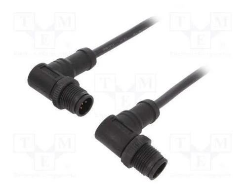 Cabo para Sensores/Automatização, Pin: 5, M12-M12, 1m, Pino, Pino