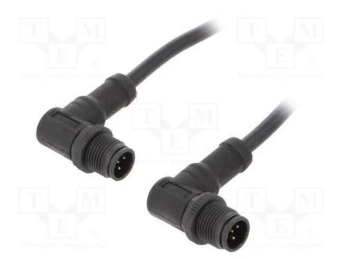 Cabo para Sensores/Automatização, Pin: 5, M12-M12, 1m, Pino, Pino