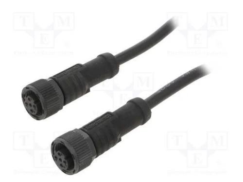 Cabo para Sensores/Automatização, Pin: 4, M12-M12, 1m, Pino, Pino