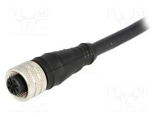 Ficha, M12, PIN: 5, fêmea, código A-DeviceNet / C.