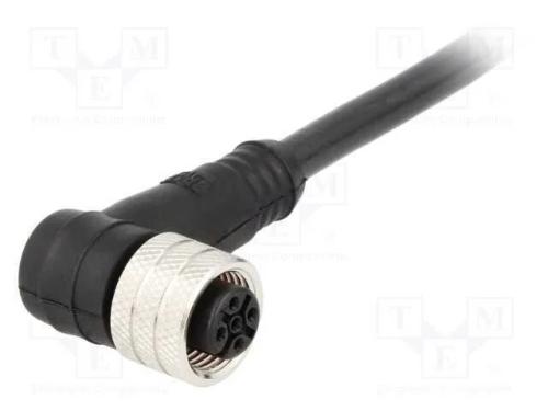 Ficha, M12, PIN: 4, fêmea, código A-DeviceNet / C.