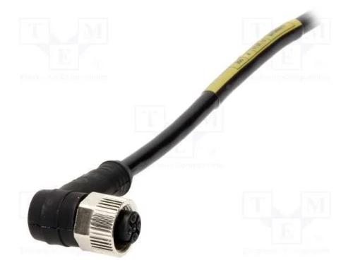 Ficha, M12, Pin: 4, Fêmea, Código A-Devicenet / Canopen, 2m, Ip67