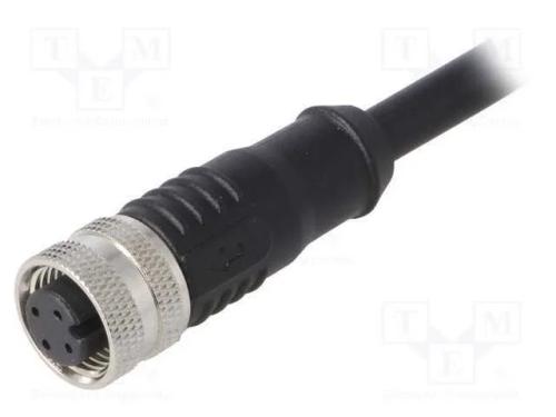 Ficha, M12, PIN: 3, fêmea, código A-DeviceNet / C.