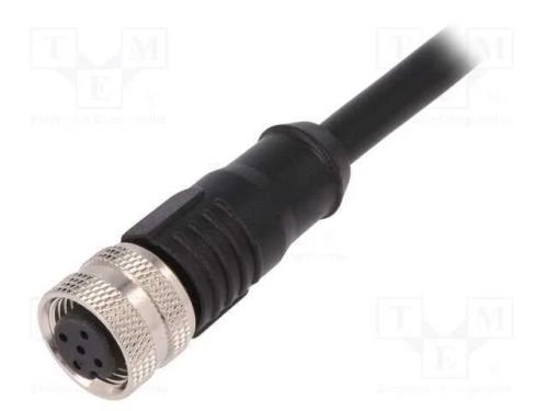 Ficha, M12, PIN: 5, fêmea, código A-DeviceNet / C.