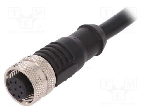 Ficha, M12, PIN: 8, fêmea, código A-DeviceNet / C.