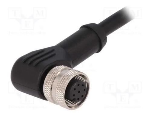 Ficha, M12, PIN: 8, fêmea, código A-DeviceNet / C.
