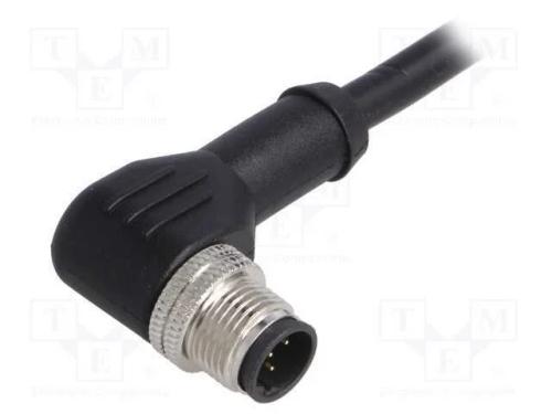 Ficha, M12, PIN: 5, macho, código B-Profibus, IP6.