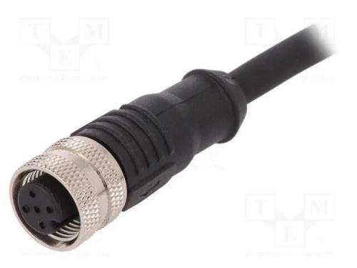 Ficha, M12, PIN: 5, fêmea, código A-DeviceNet / C.
